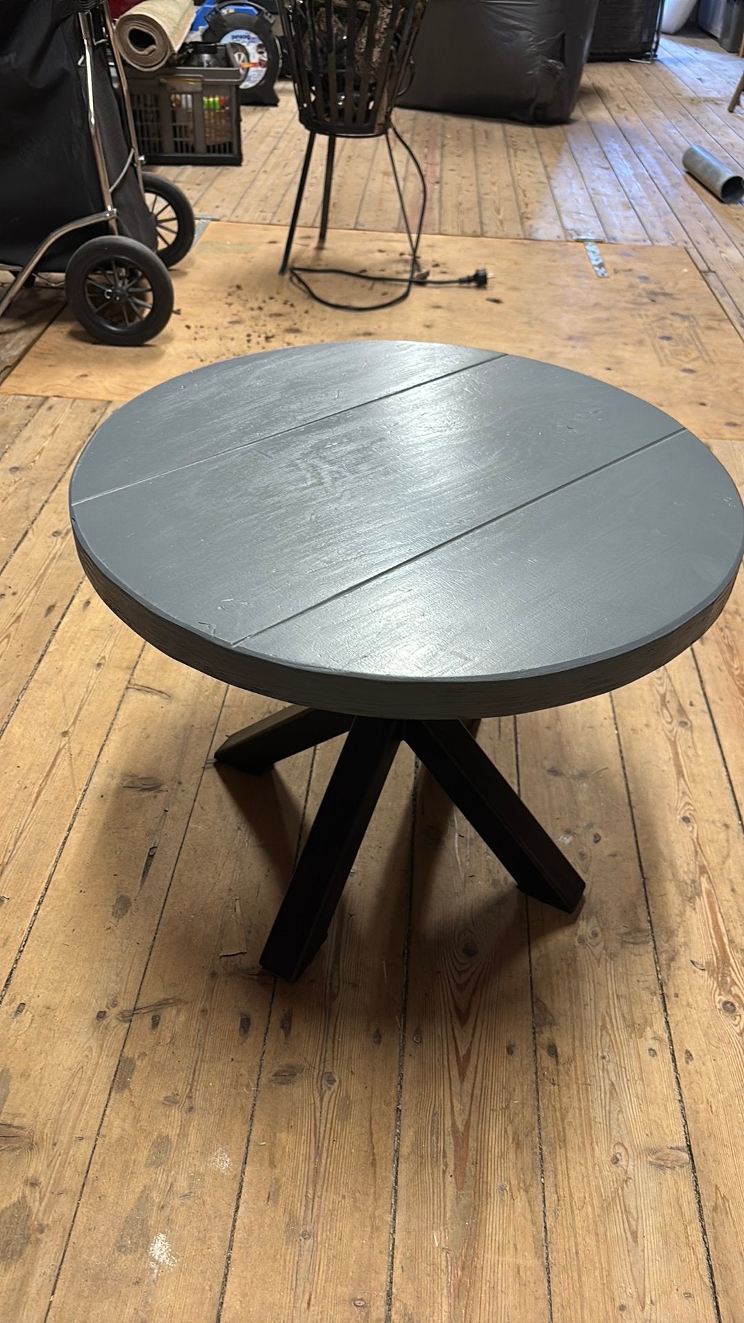 Klein salon tafeltje, Ophalen, 50 tot 100 cm, Rond, Zo goed als nieuw