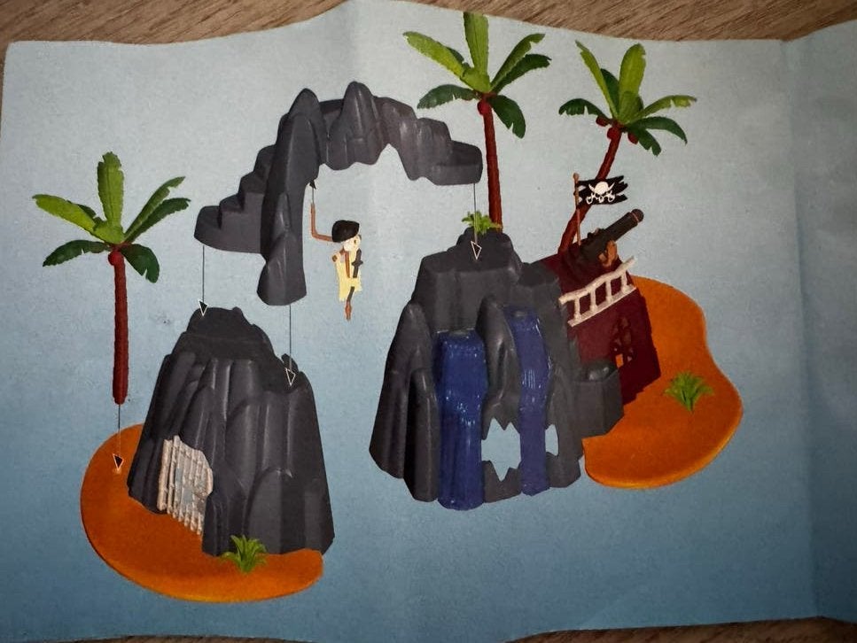 Playmobil Piratenhol 6679 - Compleet met kleine gebreken, Ophalen, Pirates, Gebruikt, Gebouw