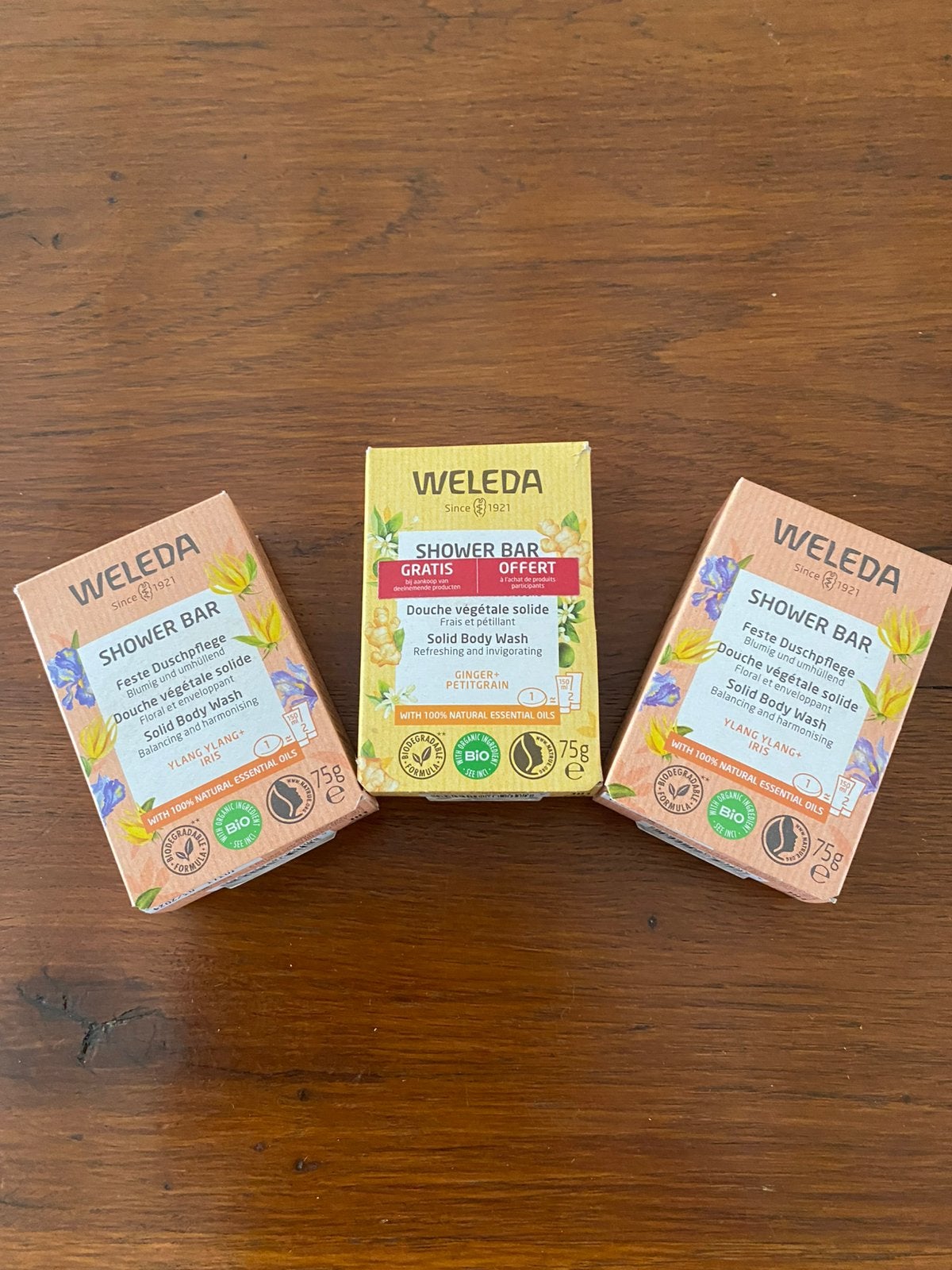Weleda Biologische Shower Bar. 3 Stuks, Ophalen of Verzenden, Nieuw, Bad & Douche