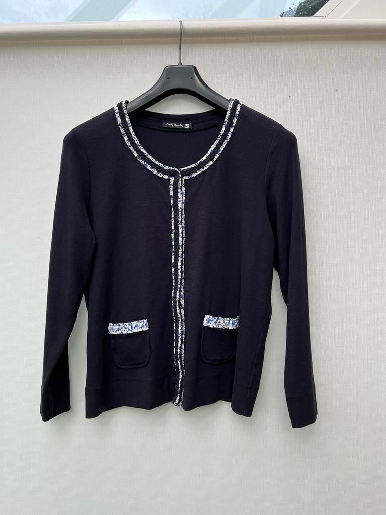 Betty Barclay VEST, als nieuw, mt 44, donkerblauw, Ophalen of Verzenden, Zo goed als nieuw, Maat 42/44 (L), Blauw