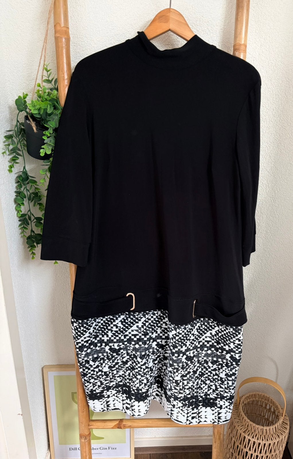 Joseph Ribkoff jurk maat 44, Kleding | Dames, Zwart, Maat 42/44 (L), Ophalen of Verzenden, Zo goed als nieuw