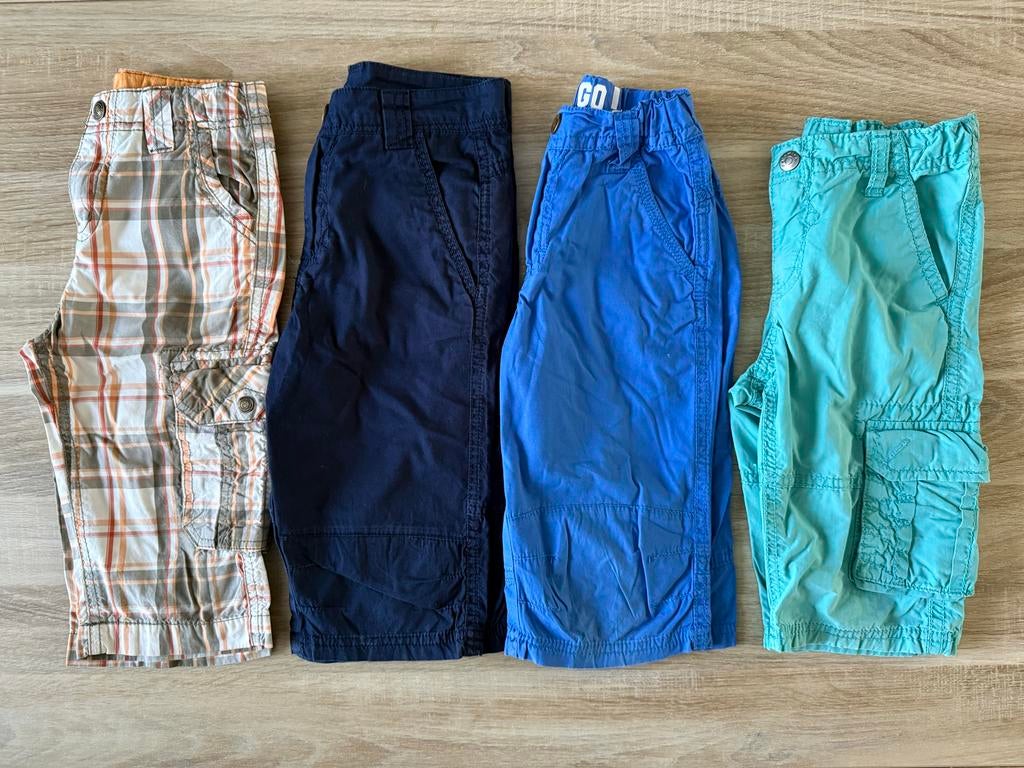 Pakket korte broeken, jongen, maat 110, Ophalen of Verzenden, Gebruikt, Maat 110