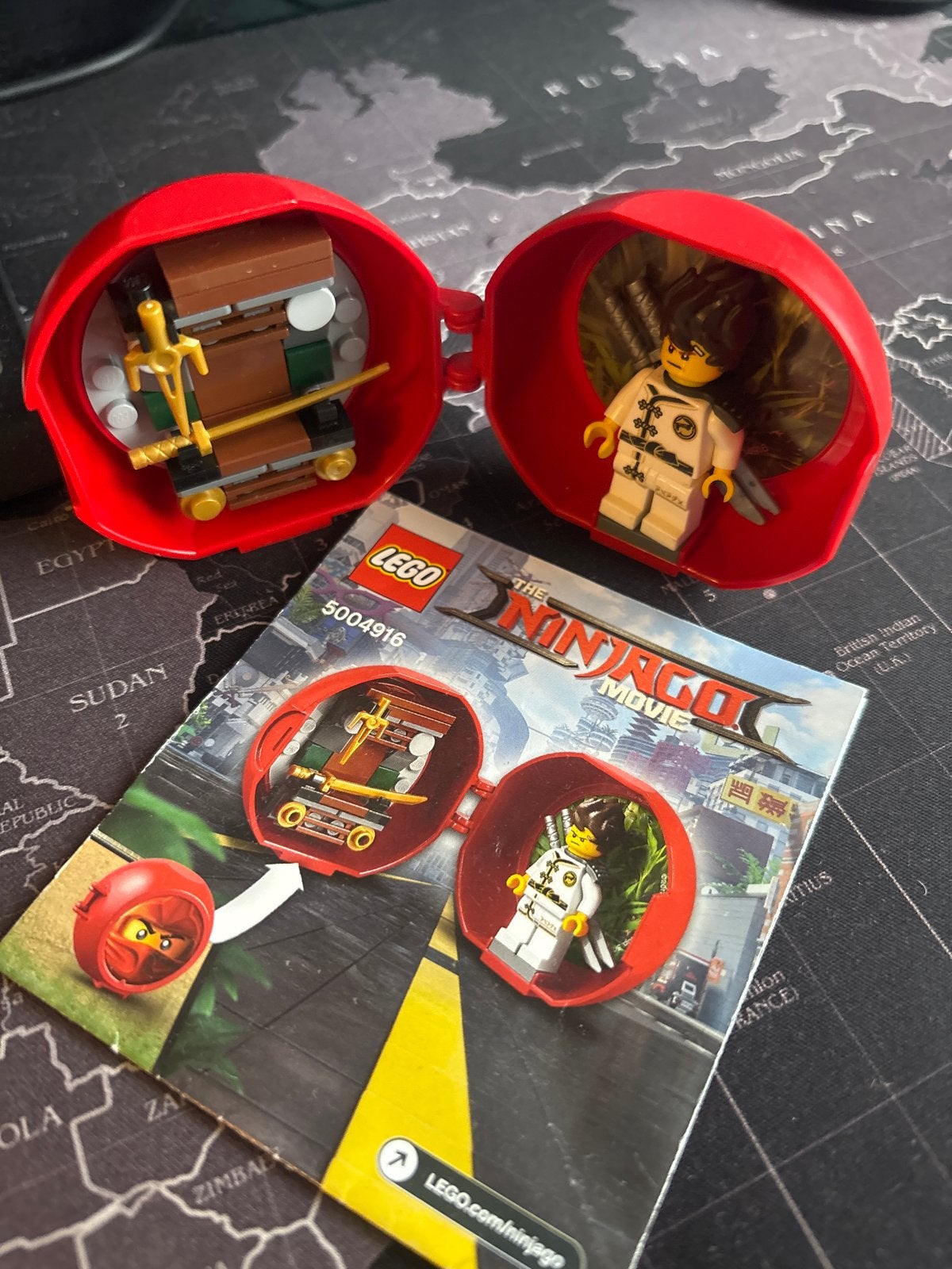 Lego Ninjago Movie Pod 5004916 - Jay's Kendo Training, Lego, Ophalen of Verzenden, Zo goed als nieuw, Compleet