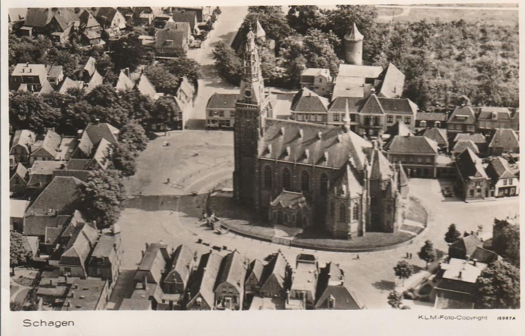 Schagen, Verzenden, 1940 tot 1960, Gelopen, Noord-Holland