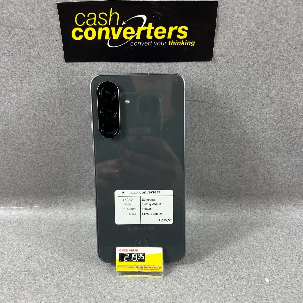 Samsung Galaxy A56 | 5G | 128GB | grijs | 412506, Gebruikt, Overige kleuren, Touchscreen, Ophalen of Verzenden