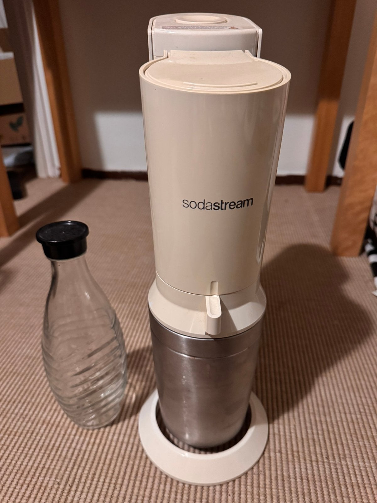 Sodastream met 2 glazen flessen, Witgoed en Apparatuur, Ophalen, Zo goed als nieuw