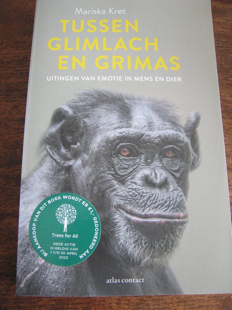 Tussen glimlach en grimas. Emoties bij dieren, Boeken, Ophalen of Verzenden, Zo goed als nieuw, Sociale psychologie