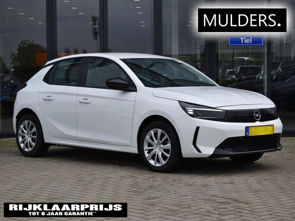 Opel Corsa Electric Edition 50 kWh VOORRAAD KORTING, 12 maanden, Zwart, 355 km, Wit