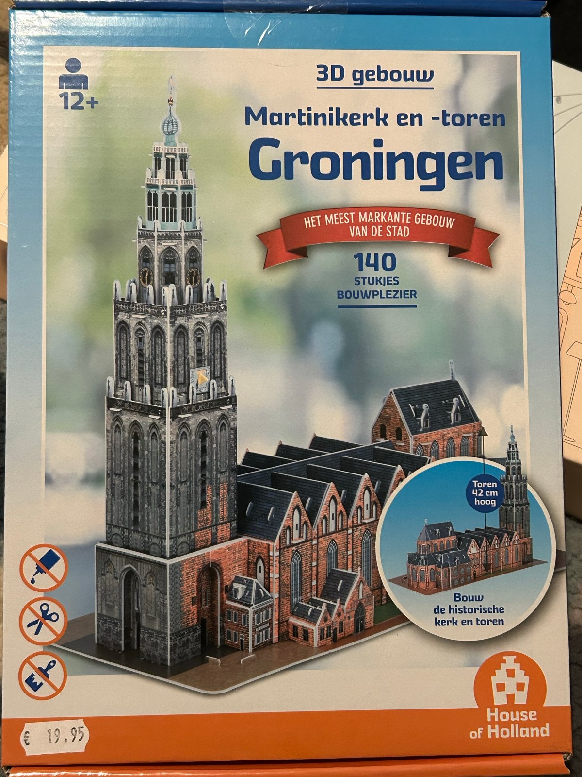 3D Puzzel Martini Toren en Kerk Groningen, Ophalen of Verzenden, Nieuw, Overige merken