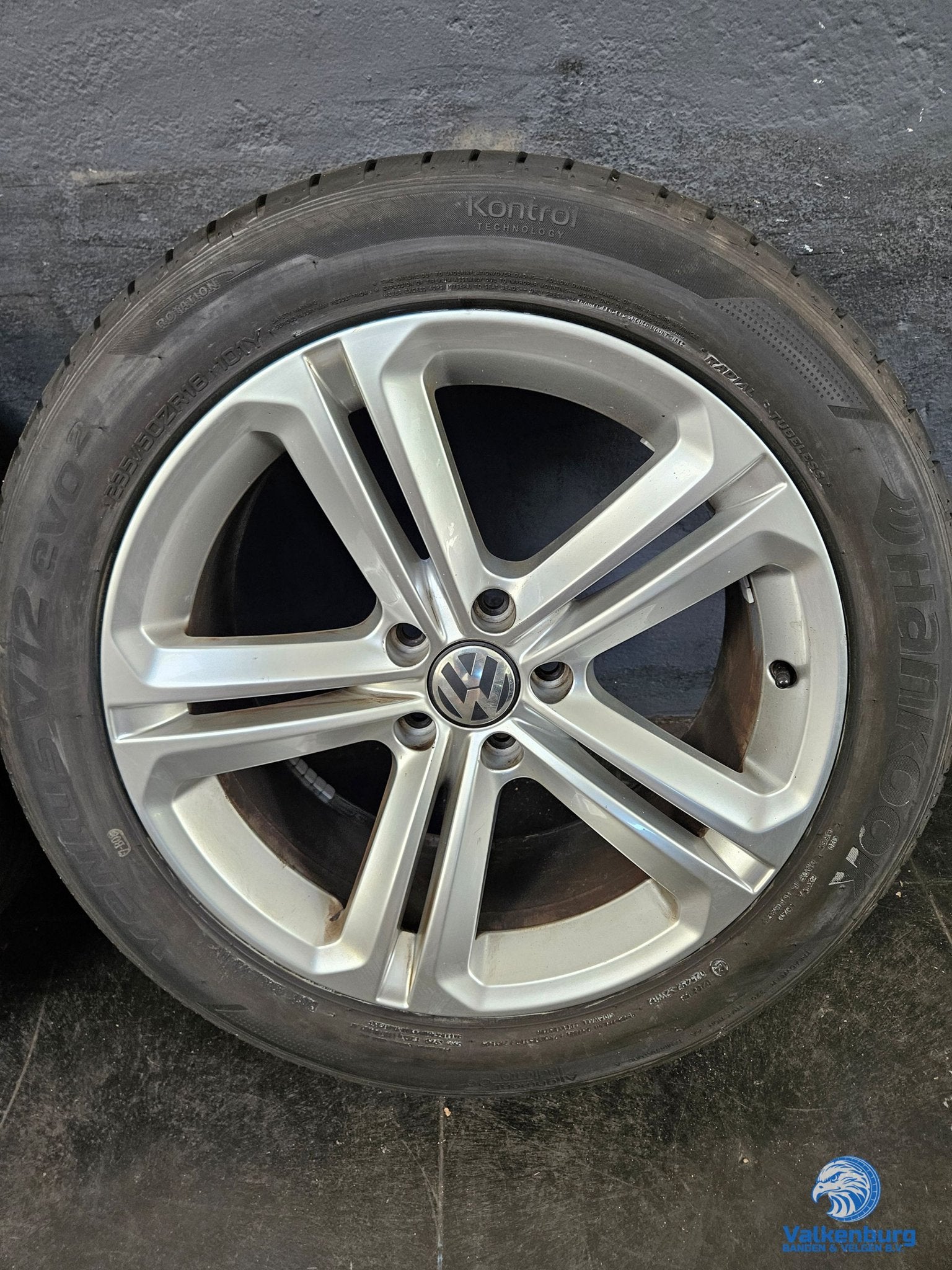 8mm! Nieuwe originele VW Tiguan Mallory 18 inch velgen 5x112, Auto-onderdelen, Banden en Velgen, 18 inch, -, -, Banden en Velgen