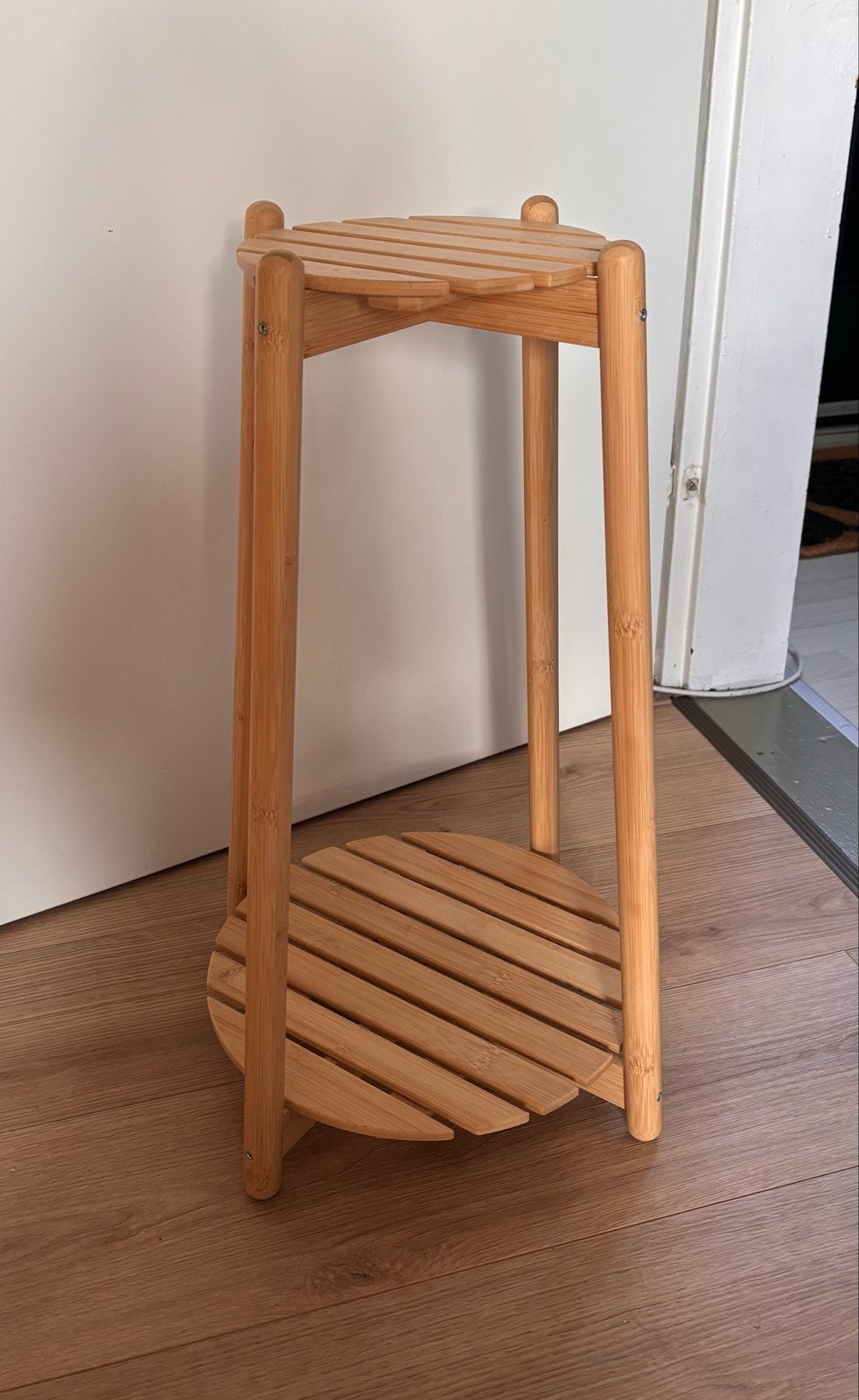 Leuke plantenstandaard, Huis en Inrichting, Woonaccessoires | Overige, Ophalen, Hout, Zo goed als nieuw, Scandinavisch