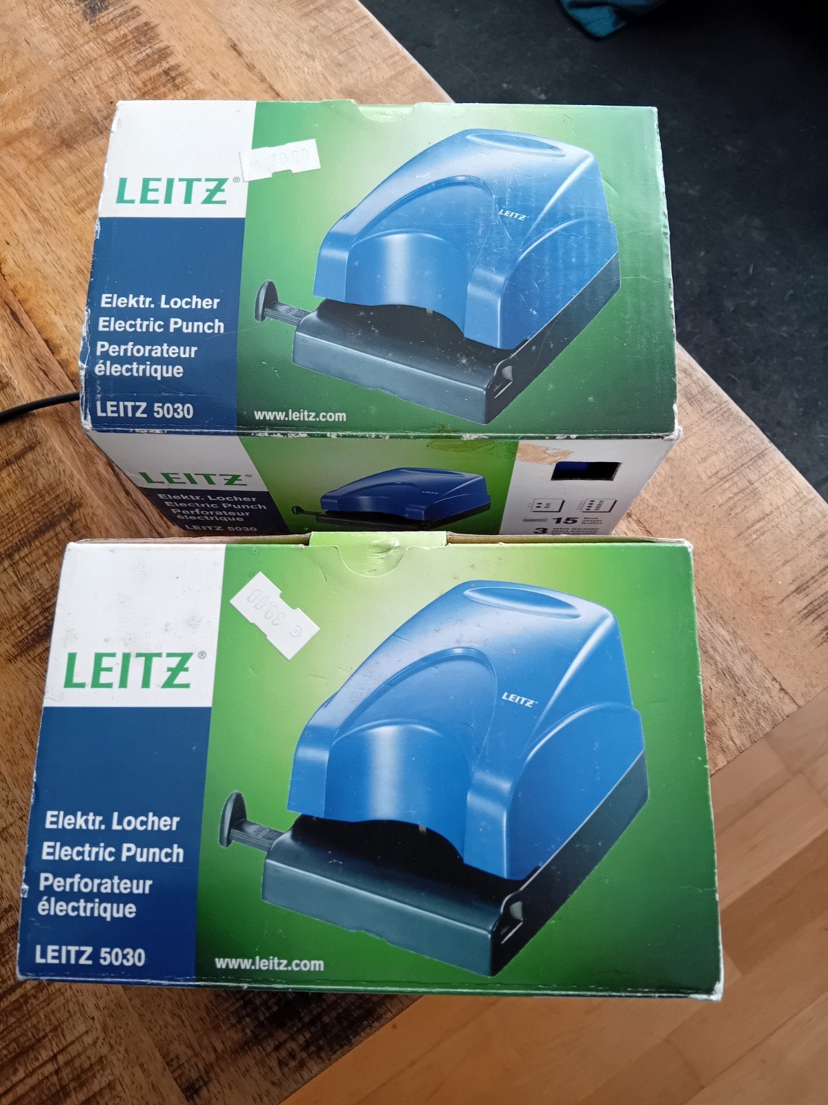 Leitz 5030 Elektrische Perforator - Zo goed als nieuw, Ophalen of Verzenden, Gebruikt