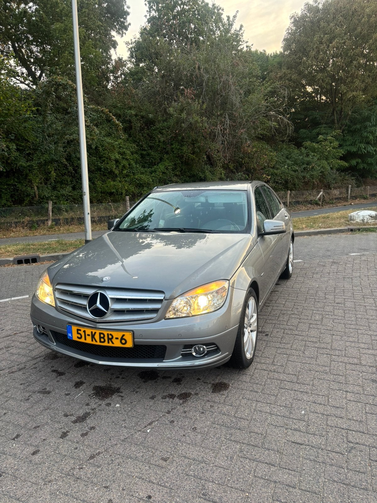 Mercedes-Benz C-Klasse 1.6 C180 Kompr. Sedan AUT 2009 Grijs, Auto-onderdelen, Ophalen of Verzenden, Achter, Mercedes-Benz, Achterklep