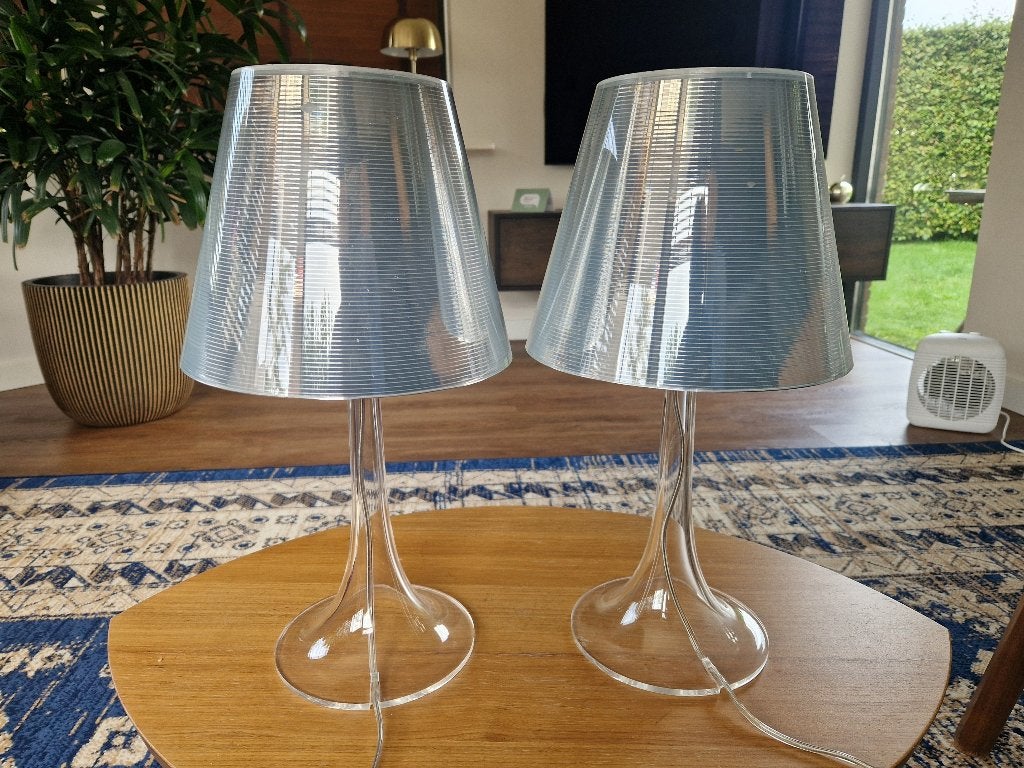 Designlamp (2x) Flos Miss K 44 cm, Ophalen, Kunststof, Gebruikt, Overige merken