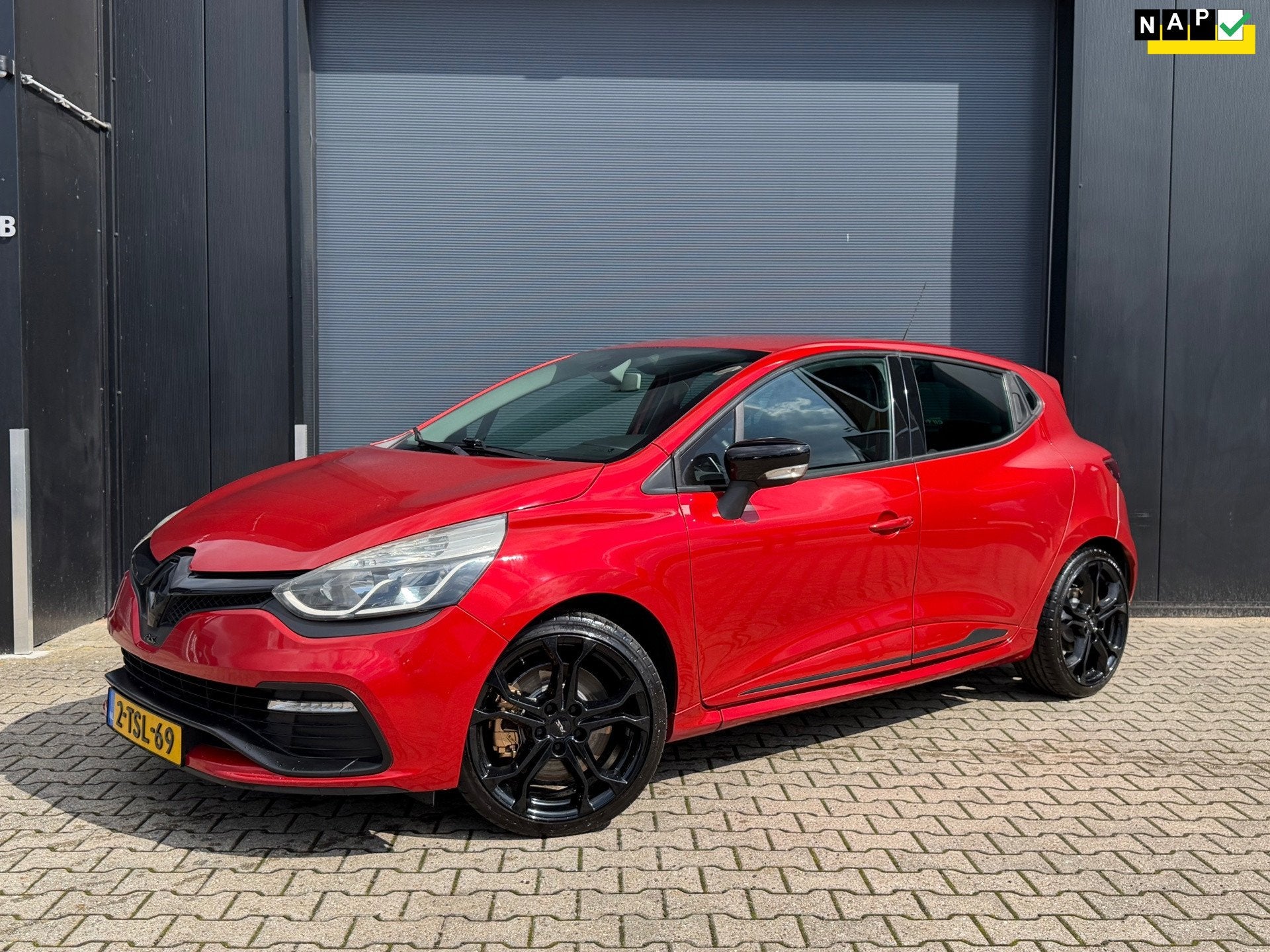 Renault Clio 1.6 R.S. Keyless Automaat, Flippers, Auto's, Euro 5, 1618 cc, Gebruikt, Zwart