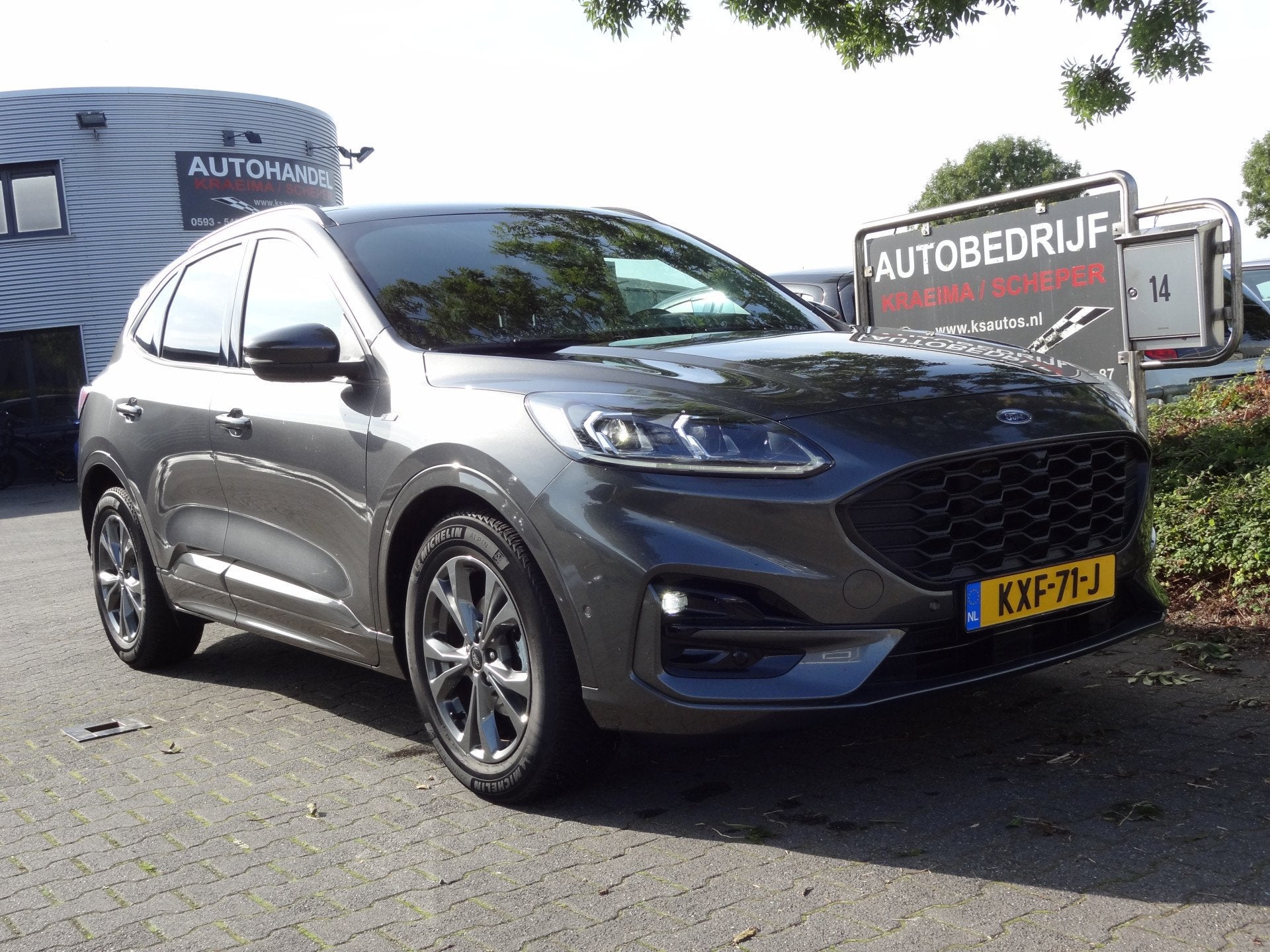Ford Kuga 2.5 PHEV ST-Line (bj 2022, automaat), Auto's, Gebruikt, Euro 6, 4 cilinders, Hybride Elektrisch/Benzine