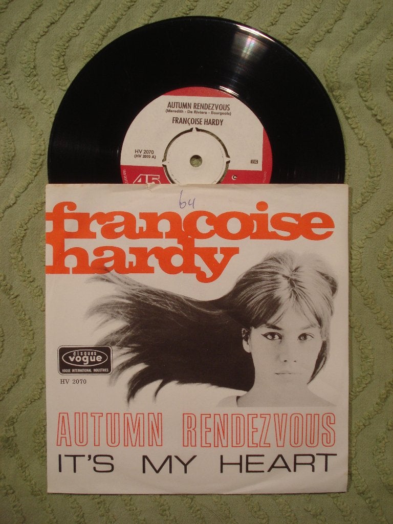 Françoise Hardy 7" Vinyl Single: ‘Autumn rendezvous’ (NL), Gebruikt, 7 inch, Pop, Fotohoes