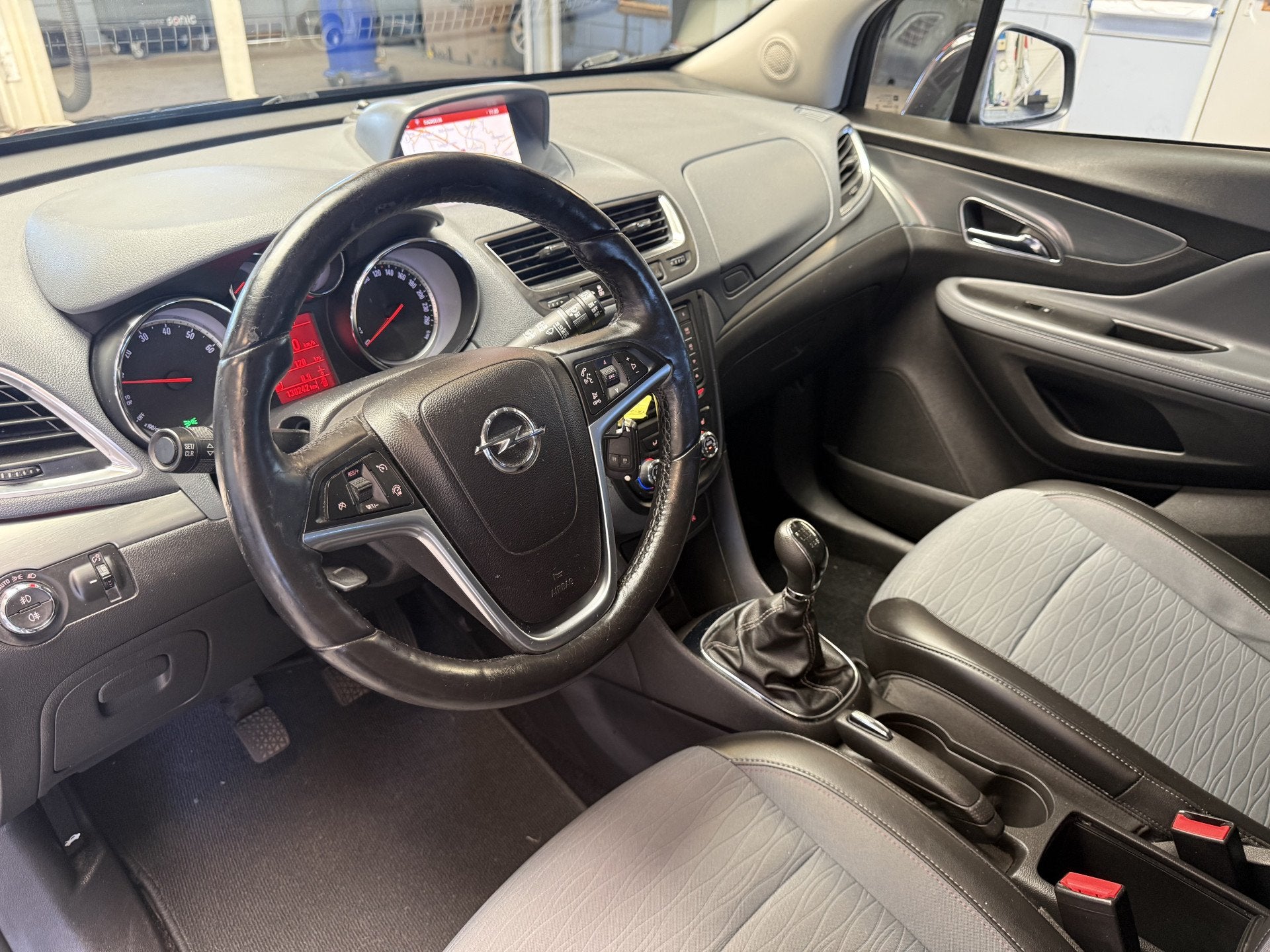 Opel Mokka 1.4 Turbo Cosmo Comfintr, Trekhaak, Navigatie, Xe, Auto's, Opel, Gebruikt, 4 cilinders, Met garantie (alle), Leder en Stof