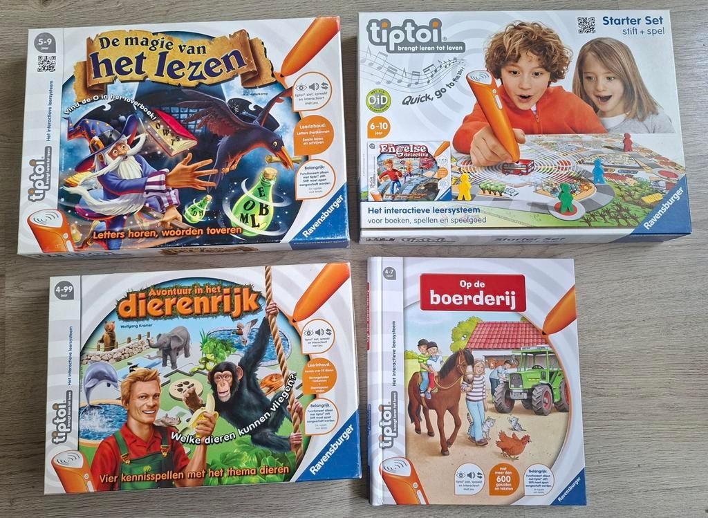 Tiptoi starterset met uitbereiding, Kinderen en Baby's, Speelgoed | Educatief en Creatief, Ophalen of Verzenden