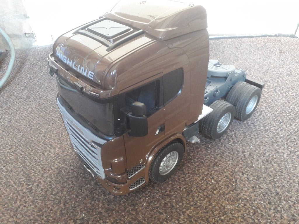 bruder scania met voorloopas past bij tamiya wedico robbe, Ophalen of Verzenden, Nieuw