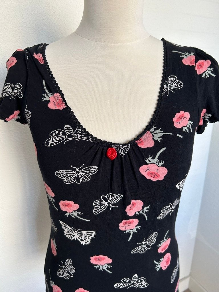King Louie maat S vlinder top shirt 357, Ophalen of Verzenden, Zo goed als nieuw, Korte mouw, King Louie
