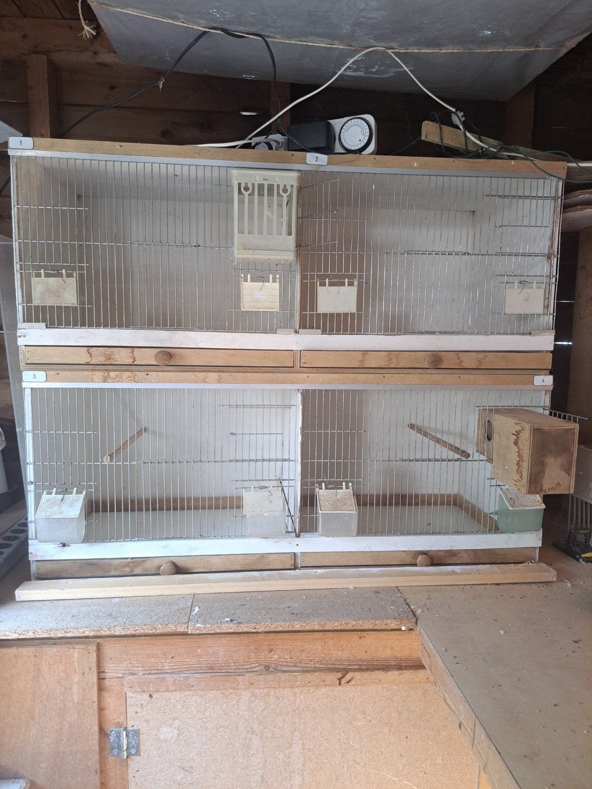 Broedkooien., Dieren en Toebehoren, Vogels | Hokken en Kooien, Ophalen of Verzenden, Hout, Broedkooi of Kweekkooi
