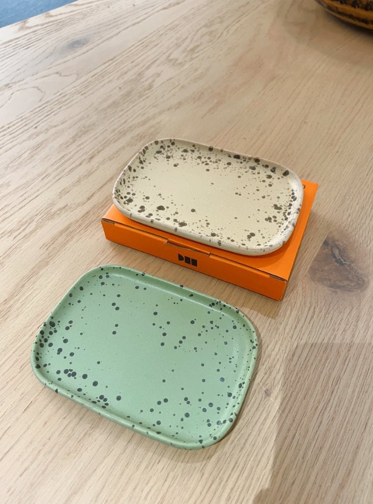 HKliving - Small trays, Groen/beige, Overige merken, Keramiek, HKliving, Nieuw