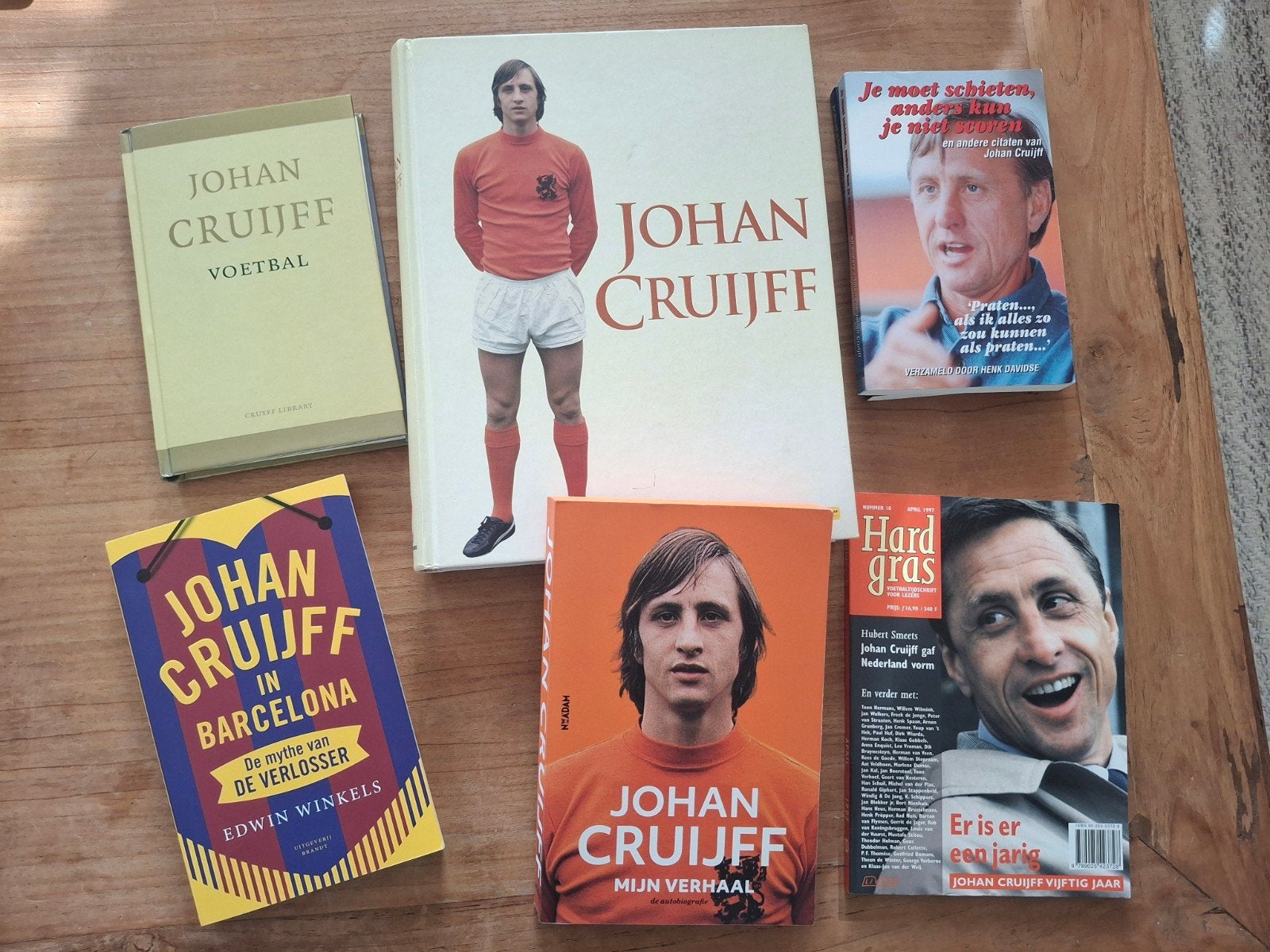 Cruijff, Mulder, Hiddink, Moulijn, van Hanegem, Ophalen, Zo goed als nieuw, Hugo Borst en anderen, Balsport