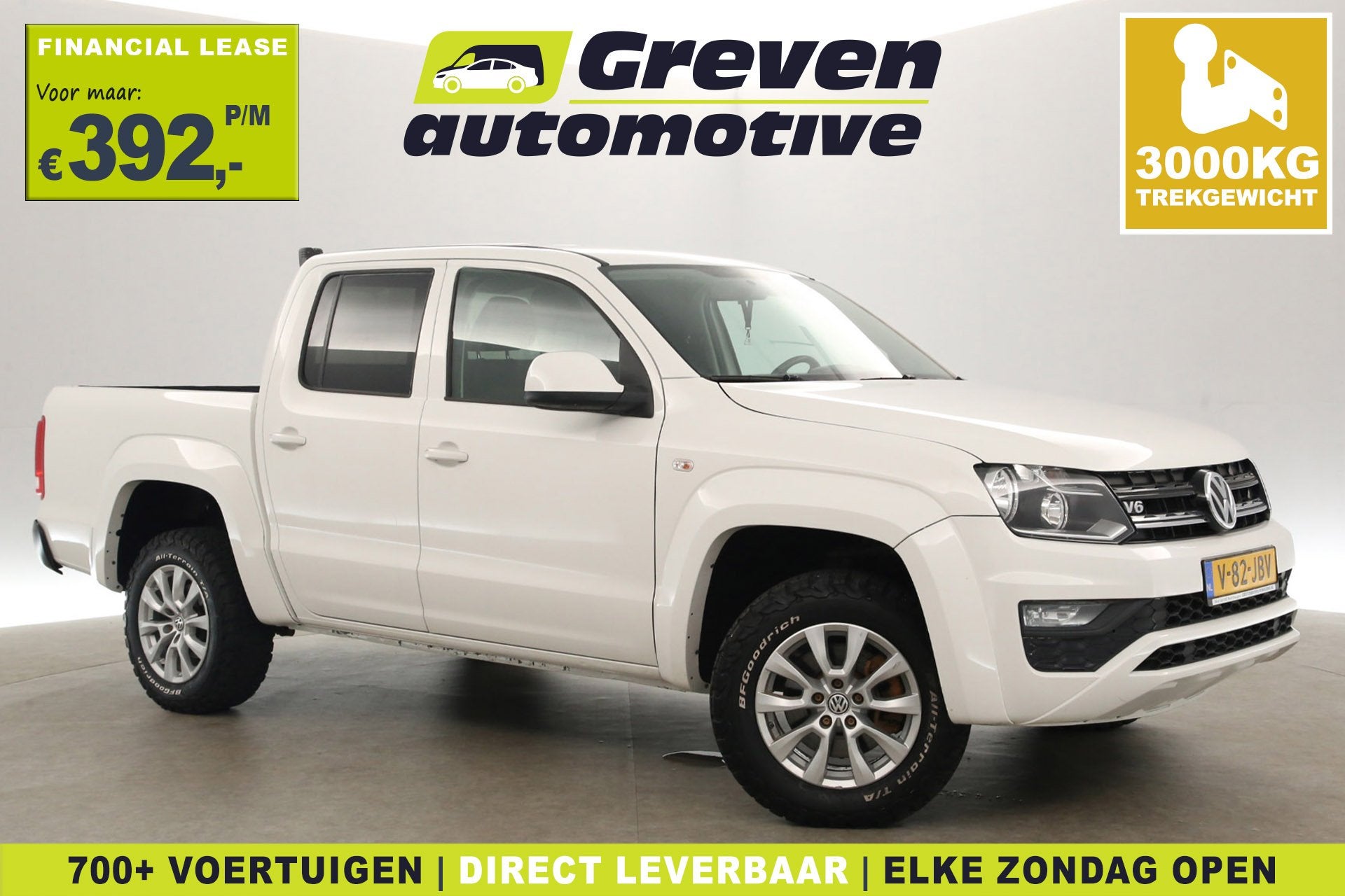 Volkswagen Amarok 3.0 V6 TDI 4X4 204PK | 3000Kg Trekgew. | A, Auto's, Stof, Gebruikt, Euro 6, 3000 kg