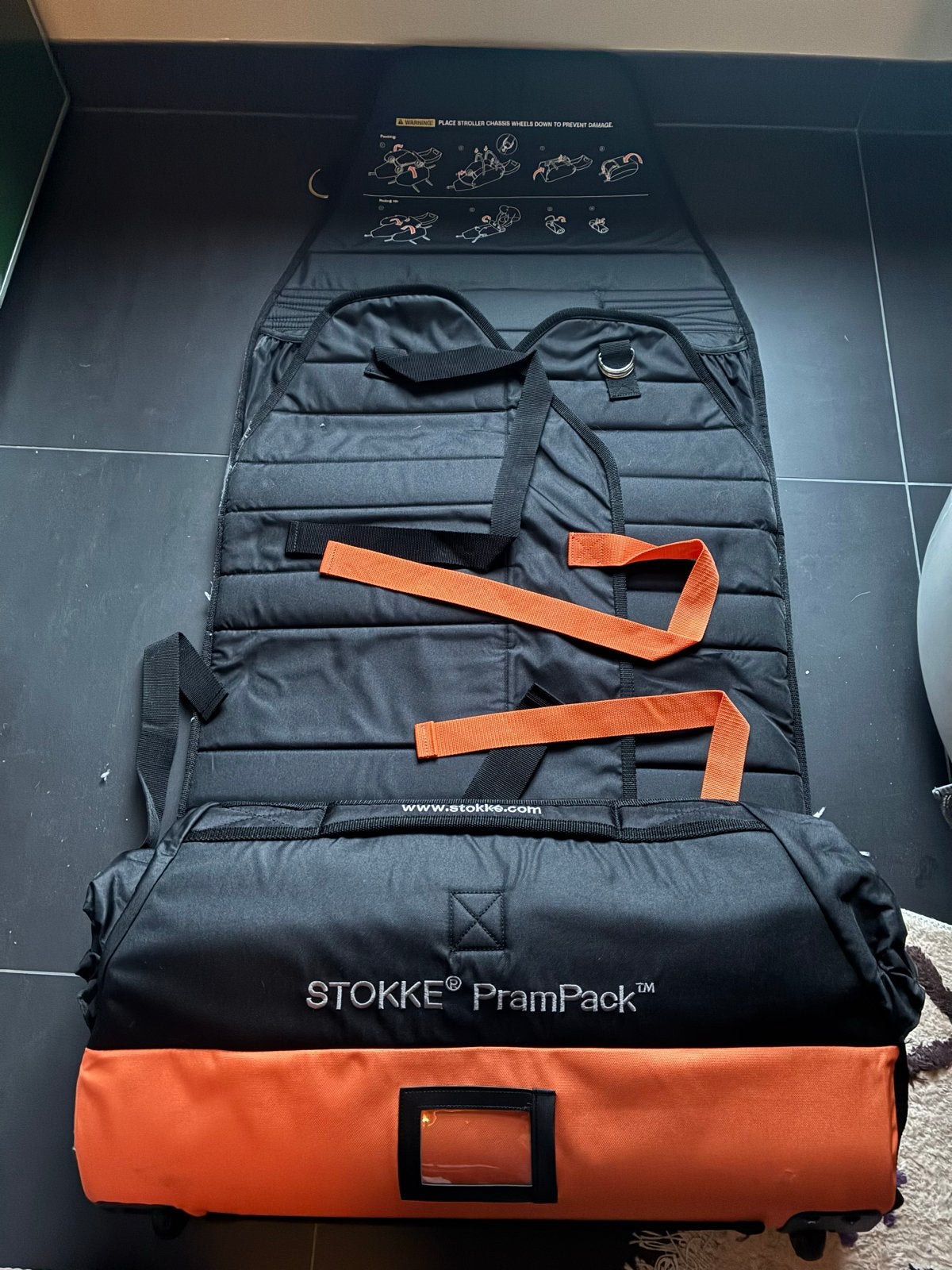 Stokke PramPack reistas voor kinderwagen, Ophalen, Gebruikt, Kinderwagen, Overige merken