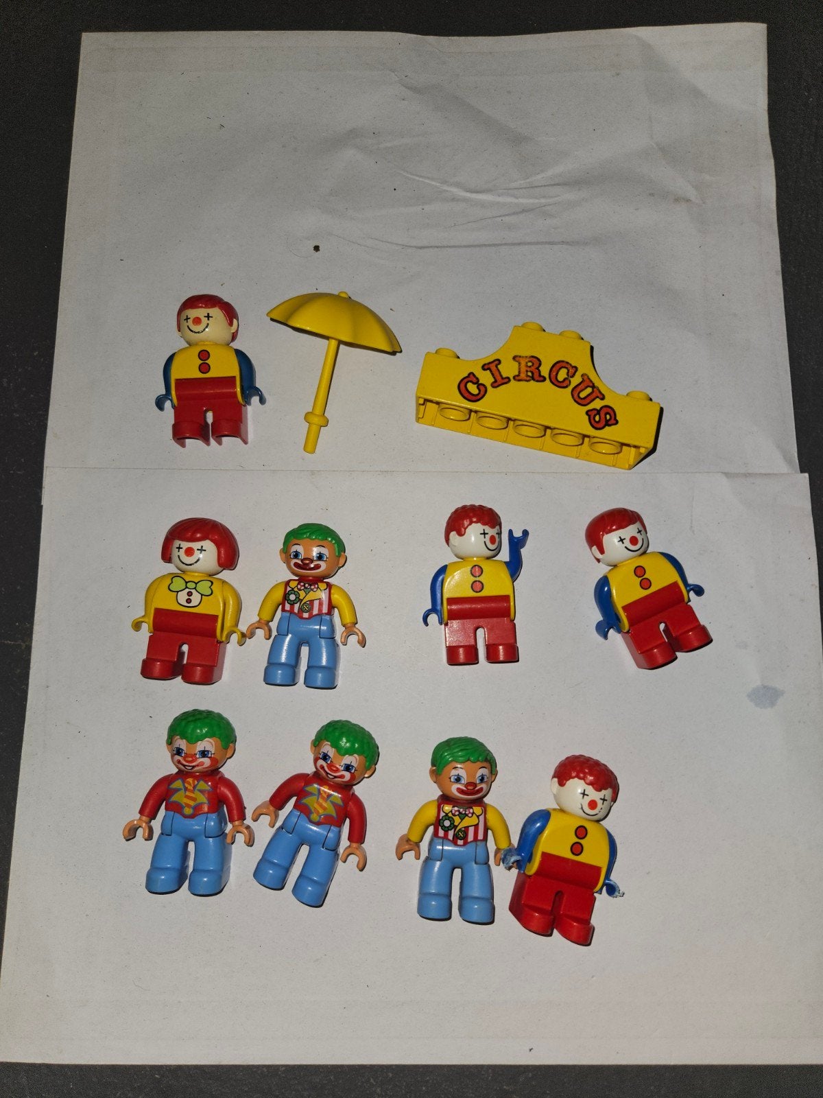 Duplo circus setje met clowns, Ophalen of Verzenden, Zo goed als nieuw, Duplo
