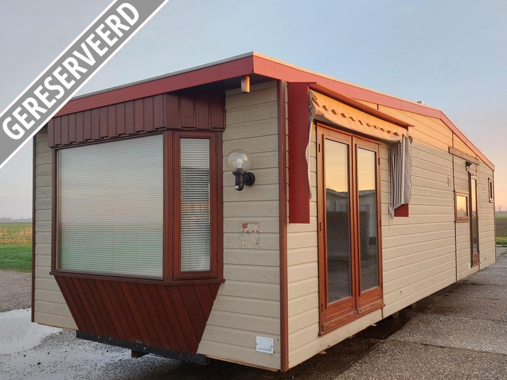 Ruim chalet met dubbelglas en 2 slaapkamers