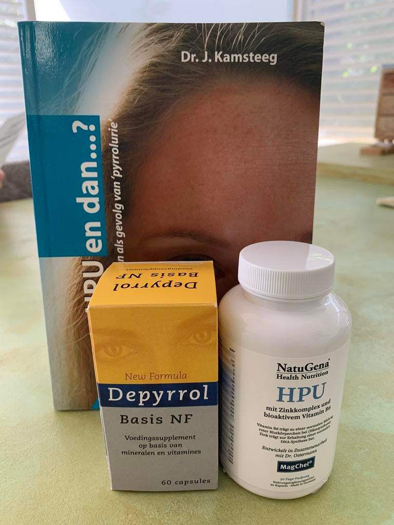 HPU en dan...? Boek + Depyrrol Basis NF + NatuGena HPU, Ophalen of Verzenden, Zo goed als nieuw, Overige typen