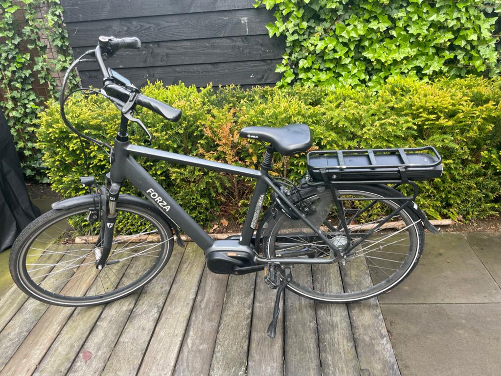 Forza Lucca fiets met Bafang M400 motor en Shimano Nexus 8, Fietsen en Brommers, Zo goed als nieuw, 51 tot 55 cm, 50 km per accu of meer