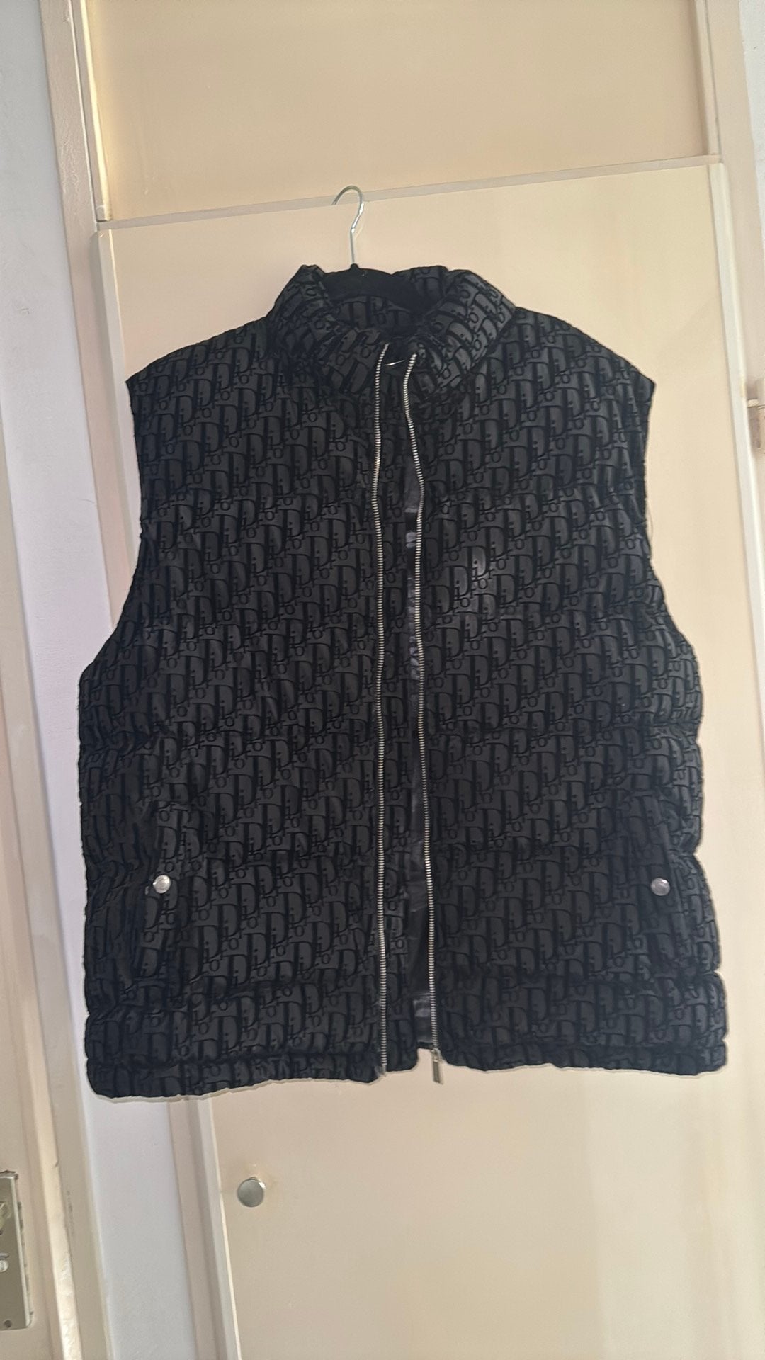 Dior  Monogram Boddy warmer Fully Black Stijl Volll!!, Kleding | Heren, Bodywarmers, Ophalen of Verzenden, Zo goed als nieuw, Overige maten