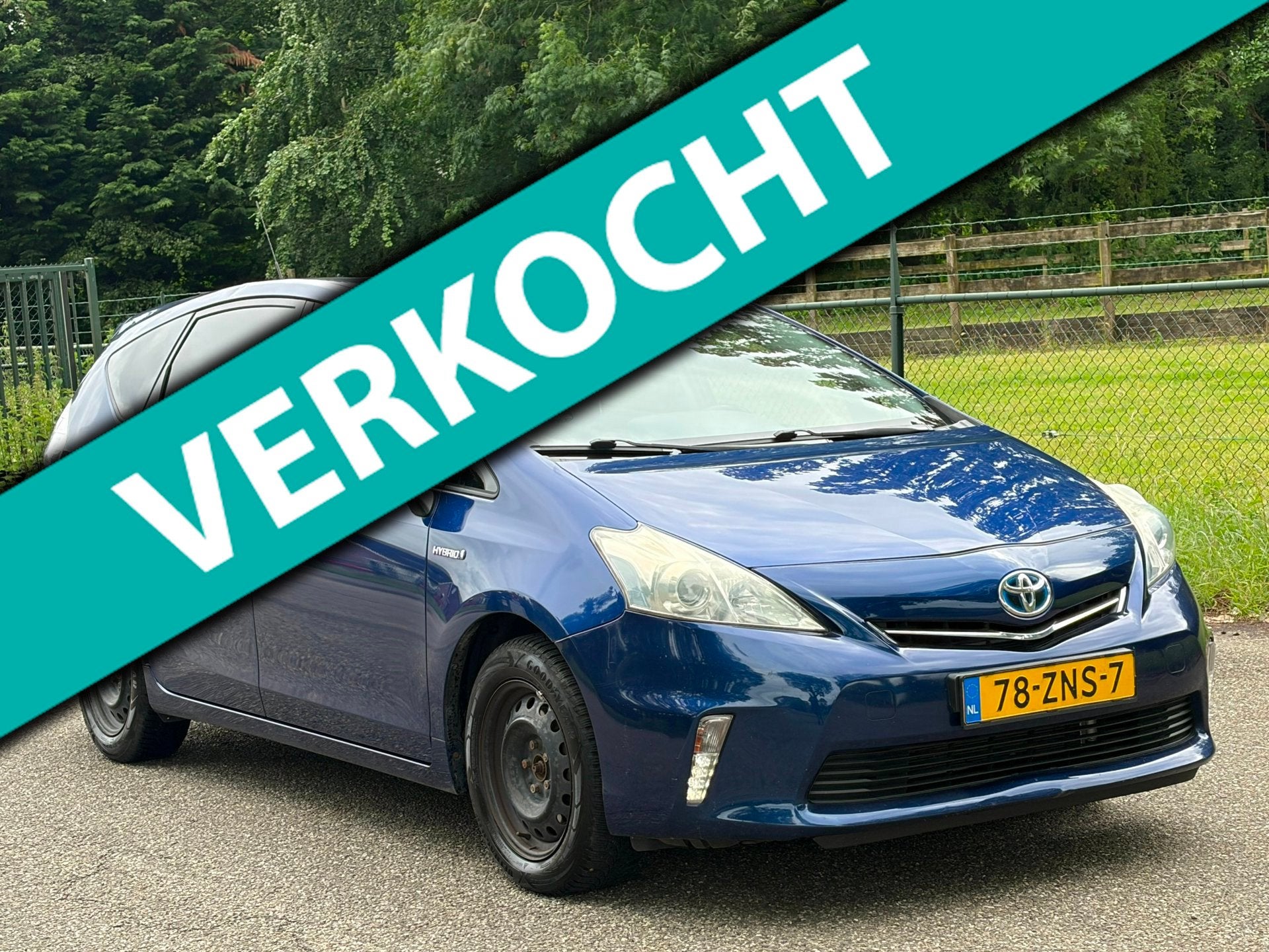 Toyota Prius Wagon 1.8 Comfort /Automaat/Navi/, Auto's, Gebruikt, 4 cilinders, Blauw, 7 stoelen