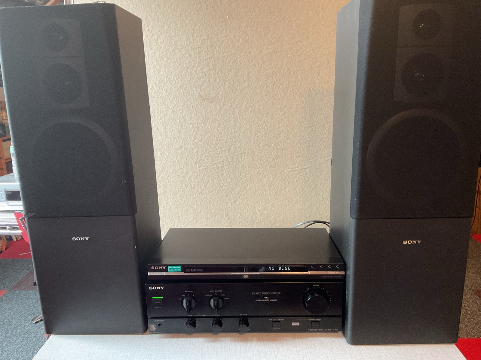 Sony Stereo Set: Versterker TA-F110, CD/DVD Speler DVP-NS355, Ophalen, Gebruikt, Losse componenten, Sony