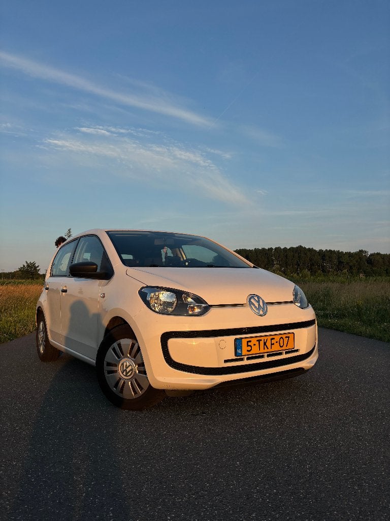 Volkswagen up! 1.0 44KW/60PK 5-DRS 2014 Wit, Auto's, Volkswagen, Voorwielaandrijving, Euro 5, Stof, 840 kg