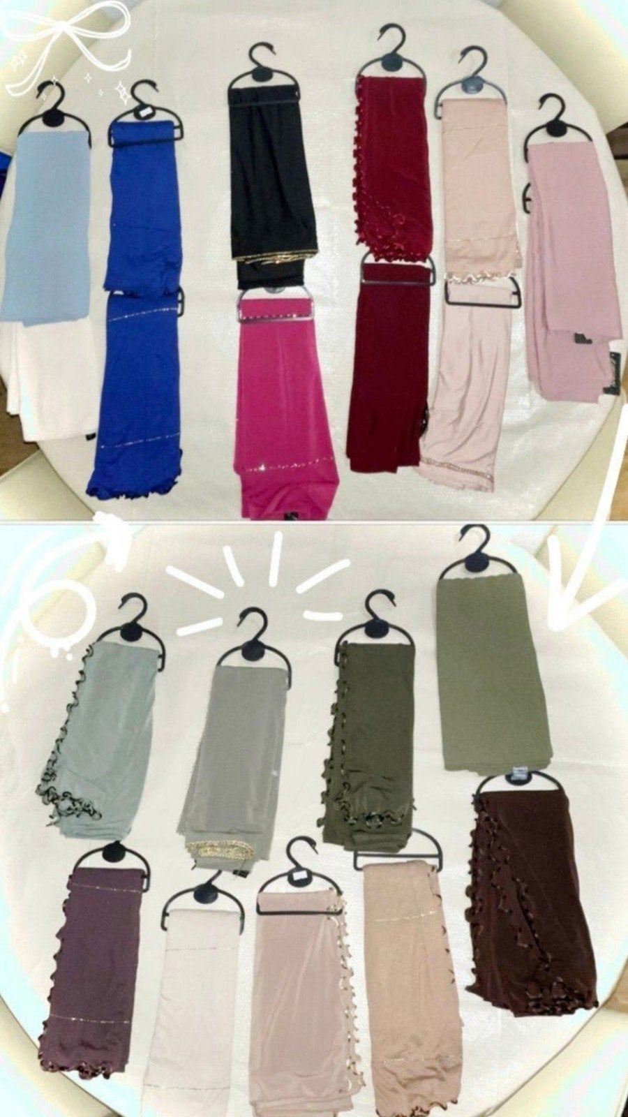 Sjaals / hoofddoeken / hijabs - diverse kleuren, Ophalen of Verzenden, Zo goed als nieuw, Overige typen