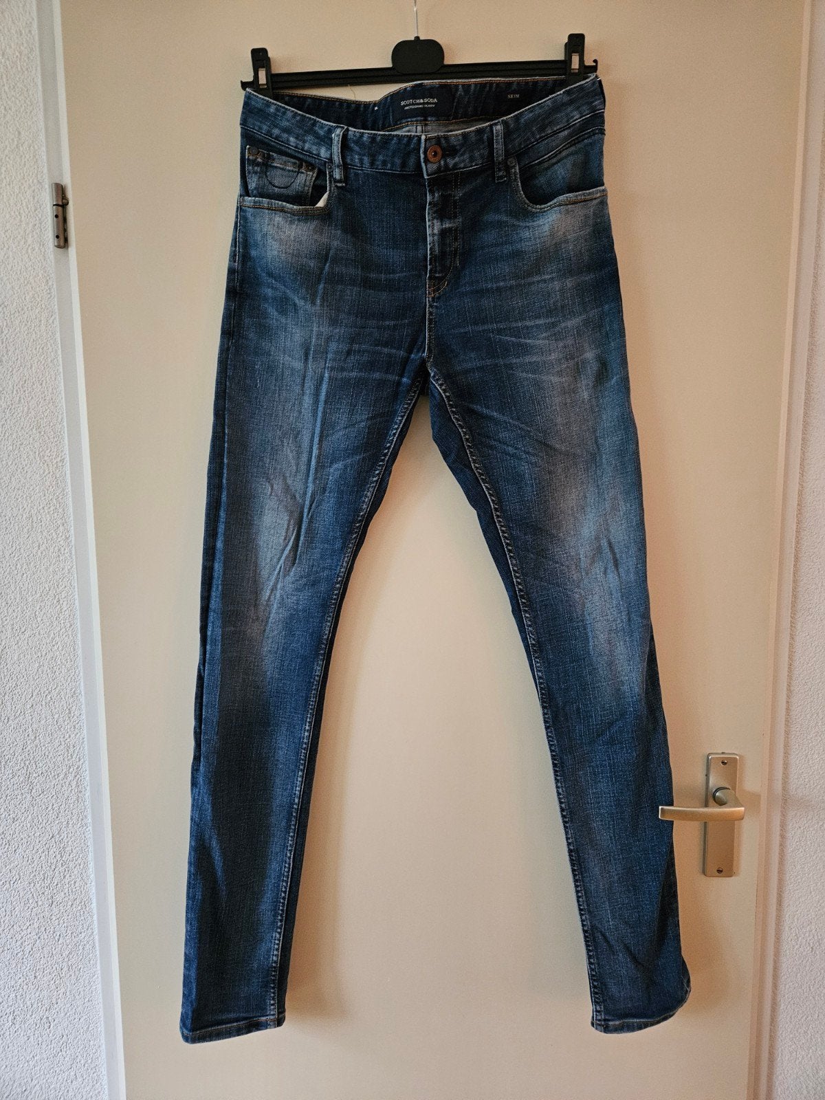 Zgan, amper gedragen jeans Scotch&Soda skim W32/L34, Ophalen of Verzenden, Zo goed als nieuw, Blauw, W32 (confectie 46) of kleiner