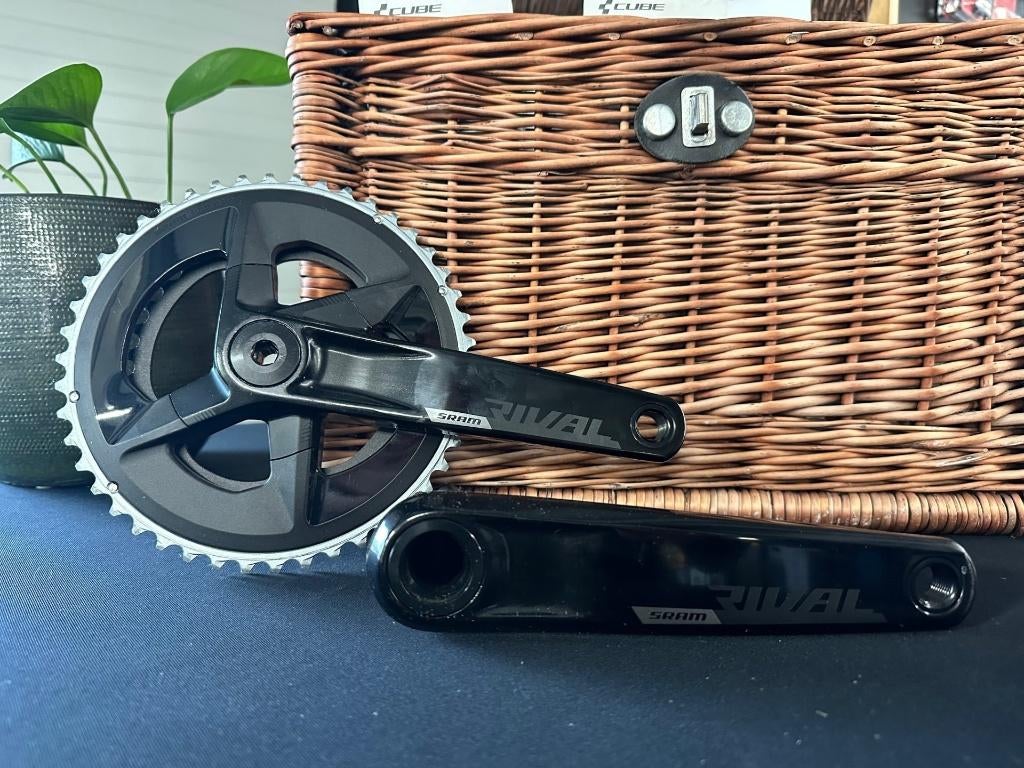 Sram Rival Crankset 175mm 2x12 spd 46/33T dub, Ophalen of Verzenden, Nieuw, Crankstel of Pedalen, SRAM