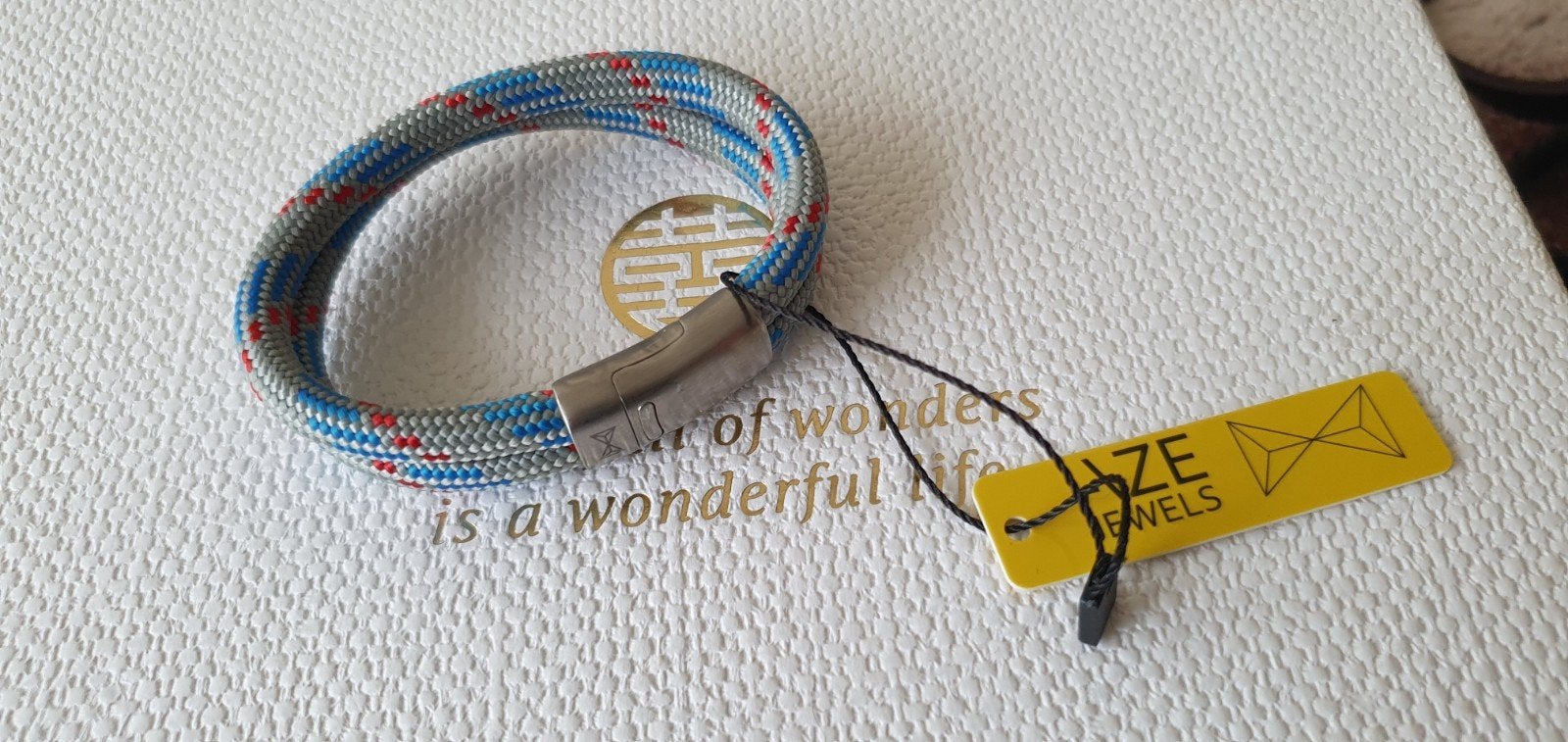 Vaderdag cadeau AZE Jewels heren armband 19.5cm nieuw, Ophalen of Verzenden, Nieuw, Zilver