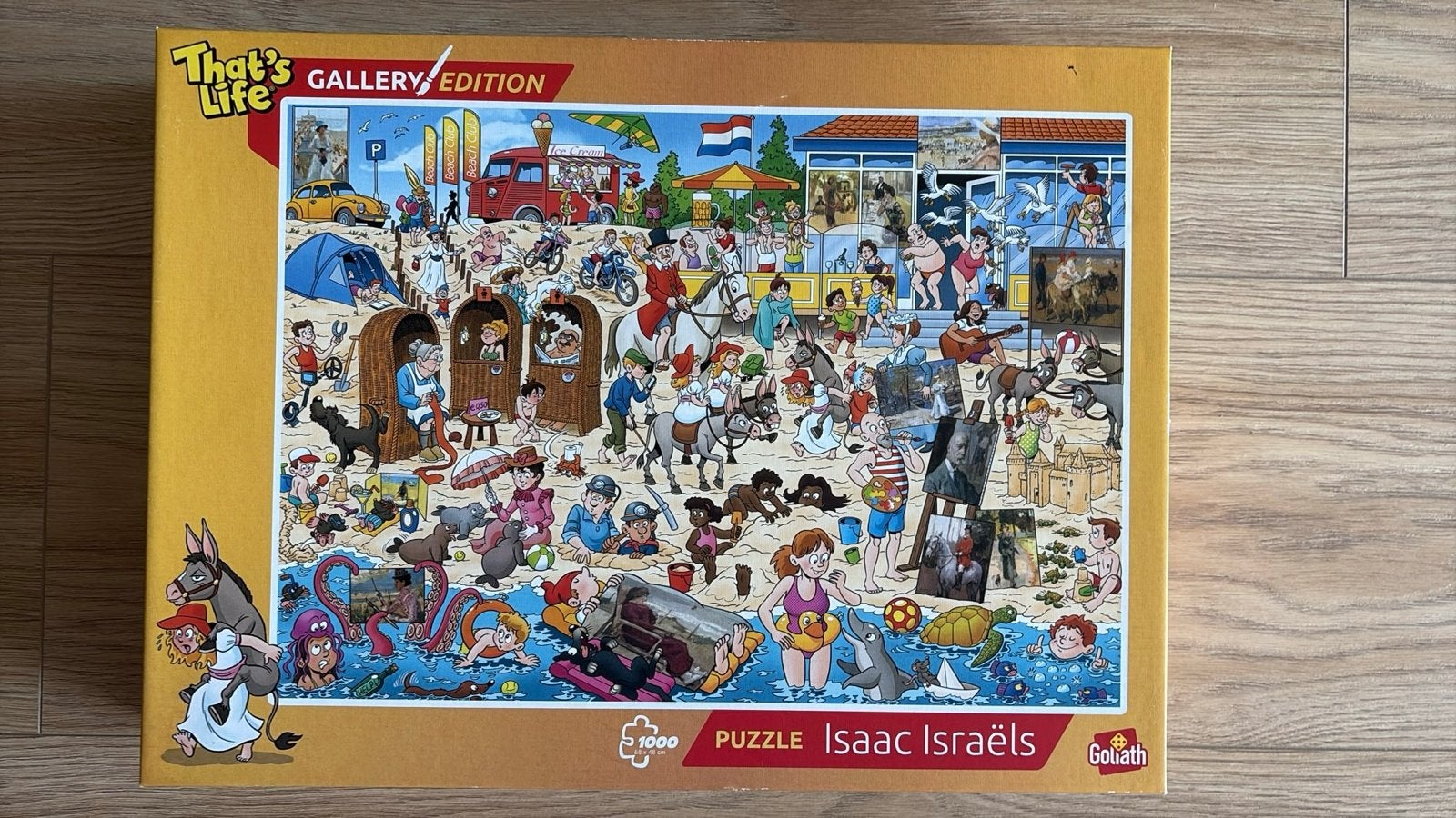 That's Life Gallery Edition Isaac Israëls 1000 stukjes, Hobby en Vrije tijd, Denksport en Puzzels, Ophalen, 500 t/m 1500 stukjes