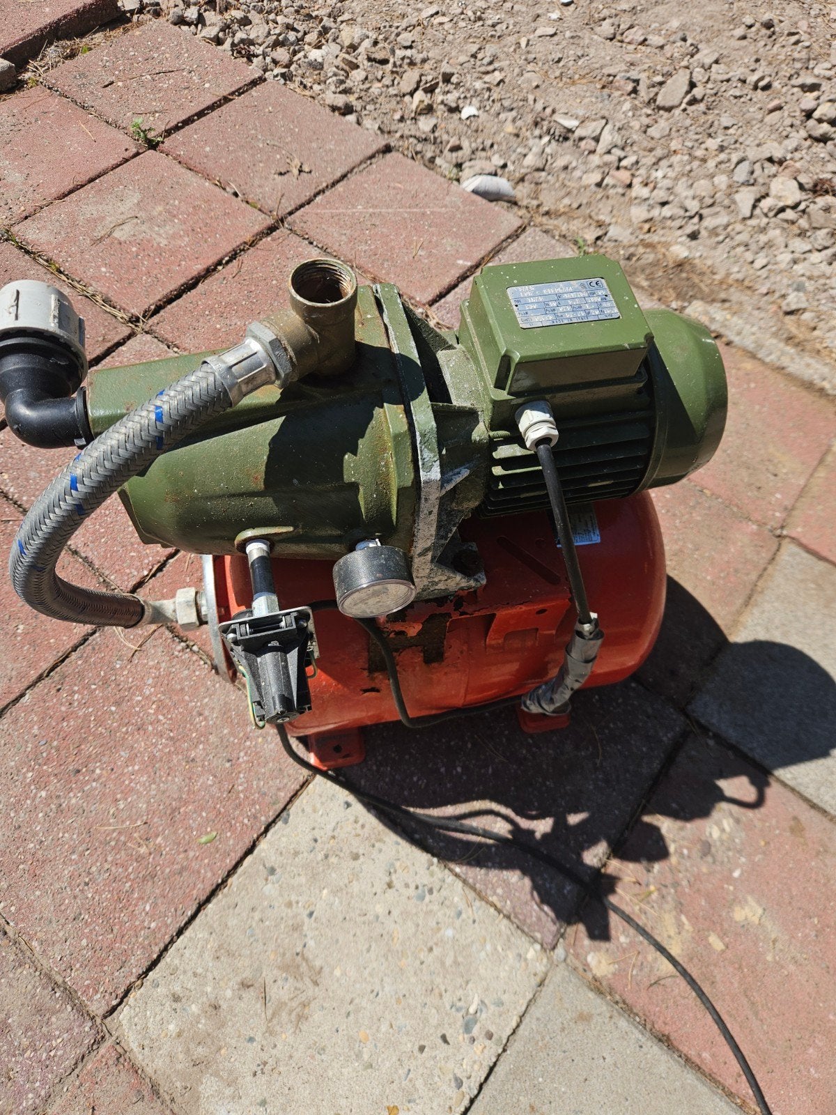 SAER Zelfaanzuigende Waterpomp JTR 45 met Hydrofoor, Ophalen