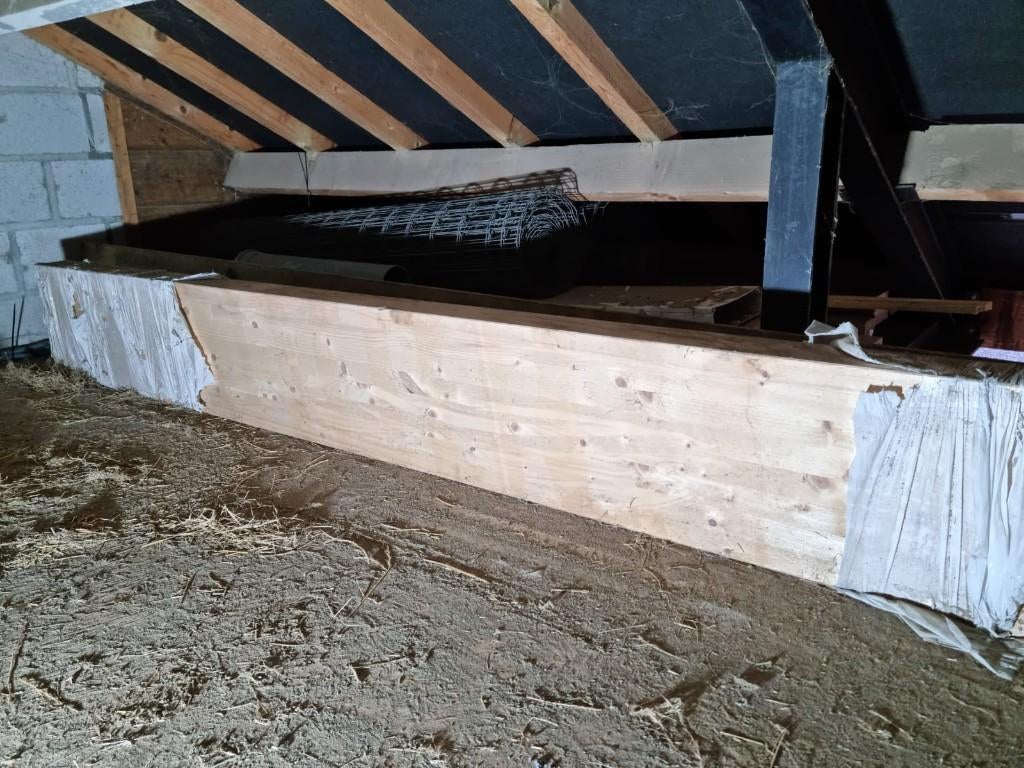 Nieuwe grenen balk 335x32x10, Doe-het-zelf en Verbouw, Hout en Planken, Ophalen, Grenen, Nieuw, Balk