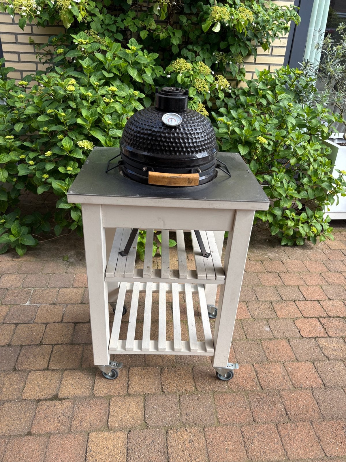 Mini kamado bbq, Tuin en Terras, Ophalen, Gebruikt