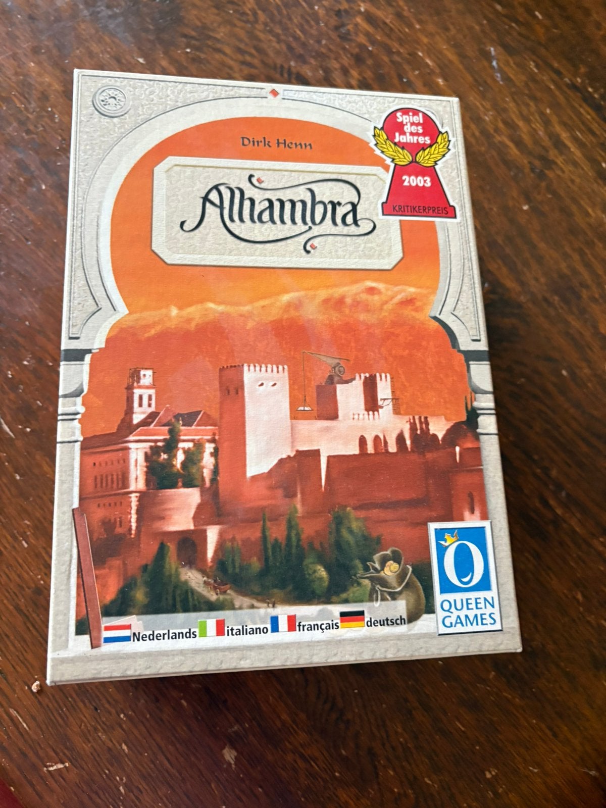 Bordspel Alhambra, Ophalen of Verzenden, Zo goed als nieuw