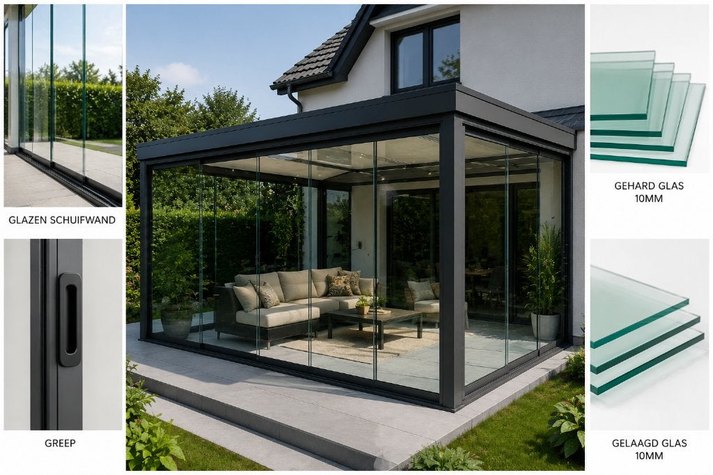 Overkapping Serre veranda van aluminium bouwpakket, Verzenden, Wenmar, Overige typen, Nieuw