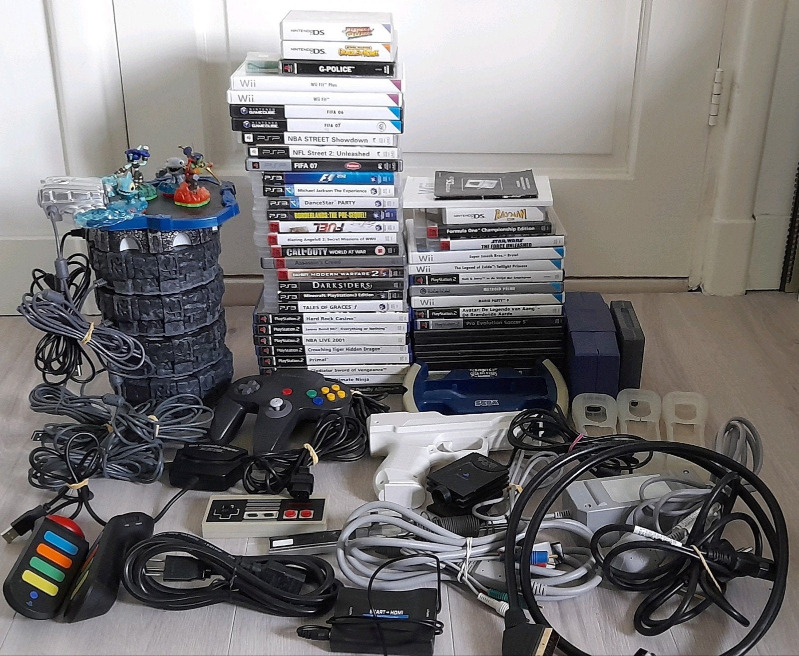 Groot lot video games en accessories, Gebruikt, Overige genres, 1 speler, Ophalen of Verzenden