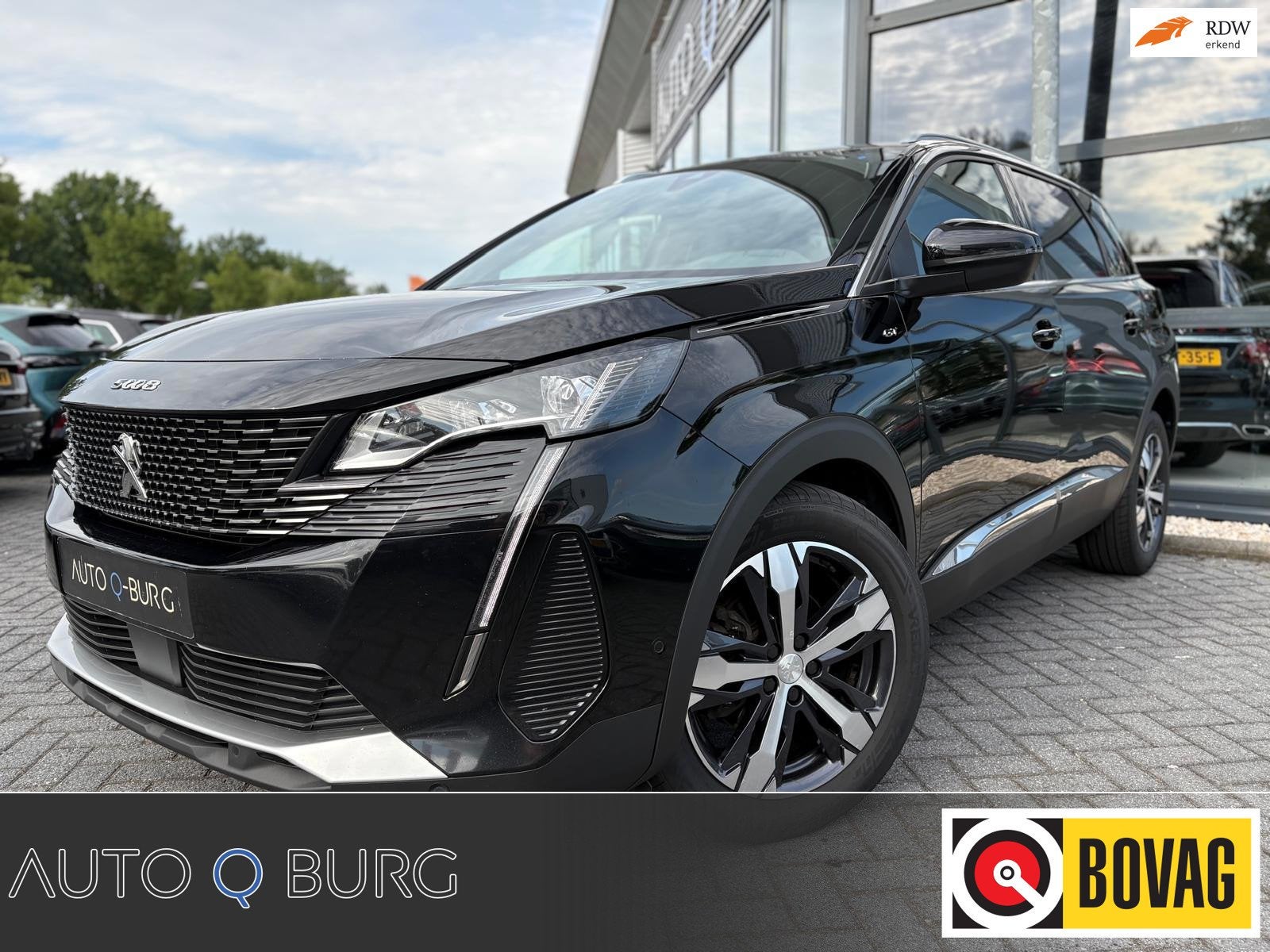 Peugeot 5008 1.2 PureTech GT 7P | Trekhaak | Stoelverwarming, Auto's, 15 km/l, Gebruikt, 1505 kg, Zwart